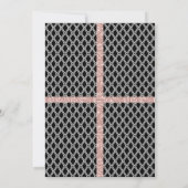 Roze Glitter 40 en Fabulous | 40e verjaardag Kaart (Achterkant)