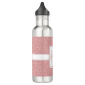 Roze Glitter Aangepaste Waterfles (Links)