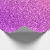 Roze Glitter Achtergrond Cadeaupapier (Hoek)