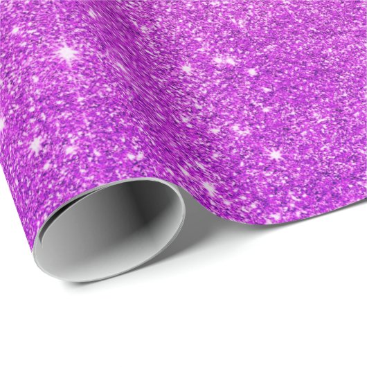 Roze Glitter Achtergrond Cadeaupapier (Rol Hoek)