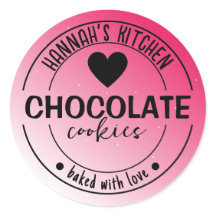 Roze Glitter Achtergrond Item Label Gebakken met L