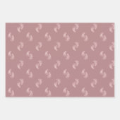 Roze Glitter Baby Voeten Baby shower Wrapping Pape Inpakpapier Vel (Voorkant)