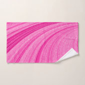 Roze glitter bad handdoek (Handdoek)