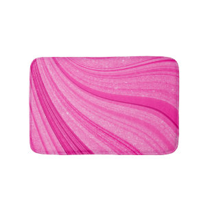 Roze glitter badmat