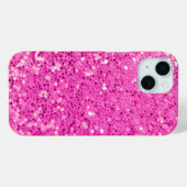 Roze Glitter Bling Case-Mate iPhone Case (Achterkant (horizontaal))