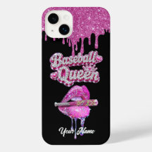 Roze Glitter Boss Babe Queen Douanehoesje