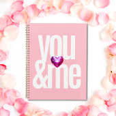  Roze Glitter bruiloft en Valentijnse Planner