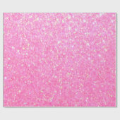 roze glitter cadeaupapier (Vlak)
