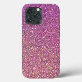Roze glitter Case-Mate iPhone case (Achterkant)