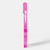 Roze glitter Case-Mate iPhone case (Achterkant / Links)