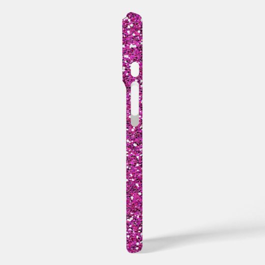 Roze glitter Case-Mate iPhone case (Achterkant / Links)