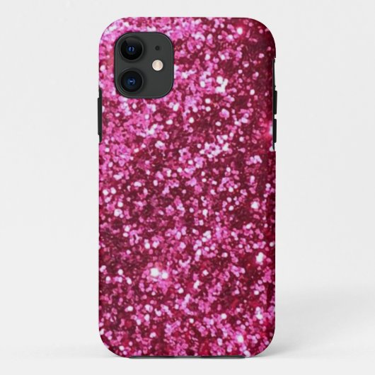 Roze Glitter Case-Mate iPhone Case (Achterkant)