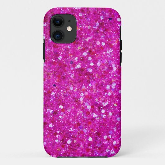 Roze glitter Case-Mate iPhone case (Achterkant)