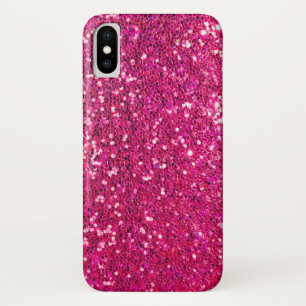 Roze glitter Case-Mate iPhone case