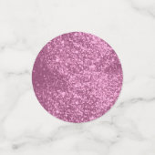  roze glitter confetti (Kleine voorkant)