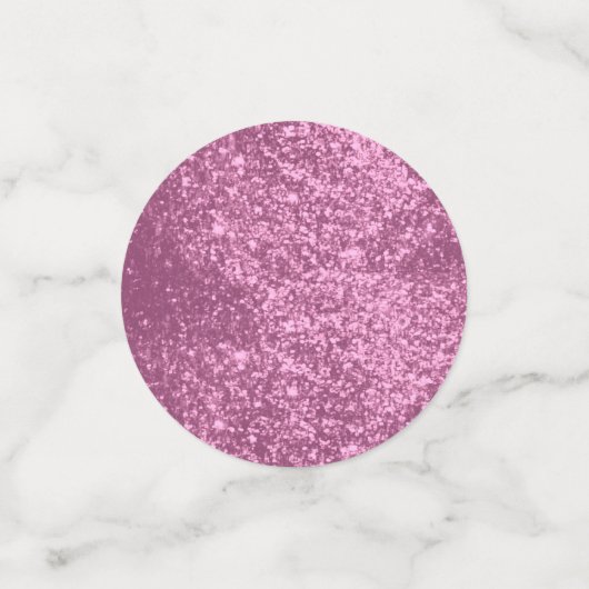  roze glitter confetti (Kleine voorkant)