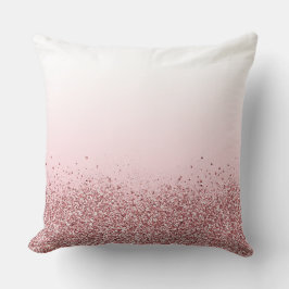 Roze Glitter Design Sierkussen