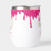 Roze Glitter Drip 40e verjaardag (Links)