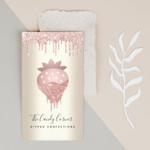 Roze glitter Drip aardbei Confection Sweet Gold