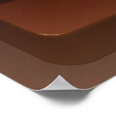 Roze glitter Drip Chocolate Snoep Bar Sweet 16 Poster (Hoek)