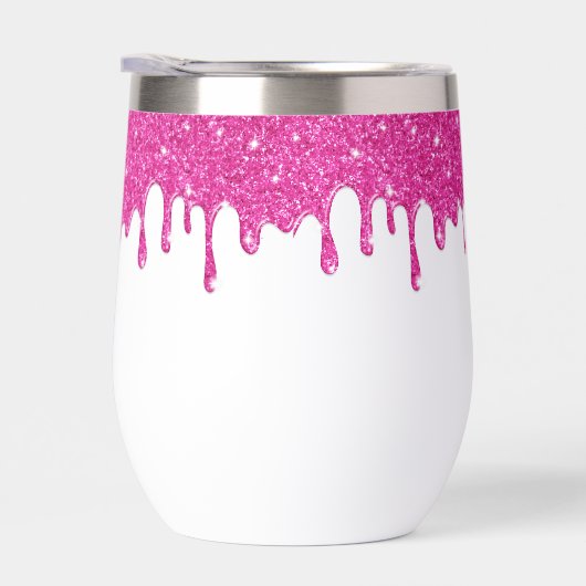 Roze Glitter Drip Gold 1984 40ste verjaardag (Rechts)