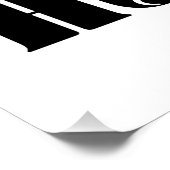 Roze Glitter Drip Motivatie Hustle Quote Poster (Hoek)