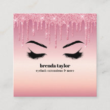 Roze Glitter Dripps Eyelash browbar professional