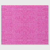 Roze Glitter Elegante Moderne Glamoureuze Sjabloon Cadeaupapier (Vlak)