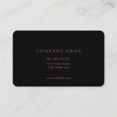 Roze glitter en diagonale strepen, Makeup kunstena Visitekaartje (Achterkant)