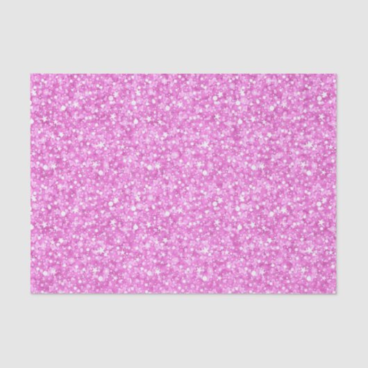 Roze glitter en sparkles tissuepapier (Voorkant)