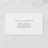 Roze Glitter Event Planner Business Card-sjabloon Visitekaartje (Achterkant)