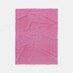 Roze Glitter Fleece Blanket Deken