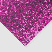 Roze Glitter Fuchsia Glitterend Zoete 16e Bruids V Tissuepapier (Detail)