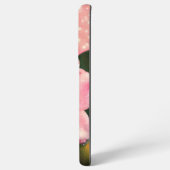 Roze Glitter Gardenia Monogram Samsung Galaxy Hoesje (Linkerkant)