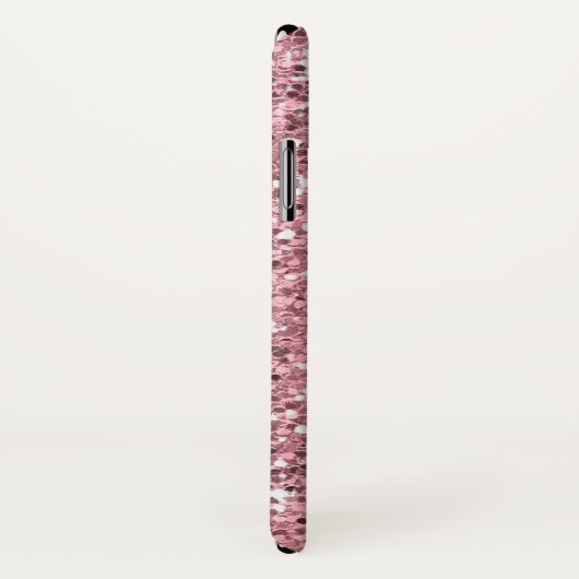 Roze Glitter Gepersonaliseerd met Jouw naam. Case-Mate iPhone Case (Achterkant / rechts)