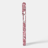 Roze Glitter Gepersonaliseerd met Jouw naam. Case-Mate iPhone Case (Achterkant / Links)