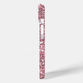 Roze Glitter Gepersonaliseerd met Jouw naam. Case-Mate iPhone Case (Achterkant / Links)