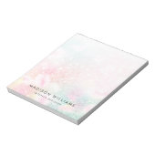  roze glitter Girly Glamoureus Notitieblok (Linkerzijde)