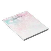  roze glitter Girly Glamoureus Notitieblok (Schuin)