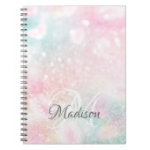  roze glitter Girly Glamoureus Notitieboek (Voorkant)