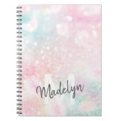  roze glitter Girly Glamoureus Notitieboek (Voorkant)