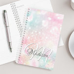 roze glitter Girly Glamoureus Planner<br><div class="desc">Pas dit  roze roze glitterpatroon eenvoudig aan met uw aangepaste gegevens.</div>