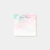 roze glitter Girly Glamoureus Post-it® Notes (Voorkant)