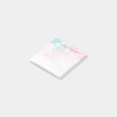 roze glitter Girly Glamoureus Post-it® Notes (Schuin)