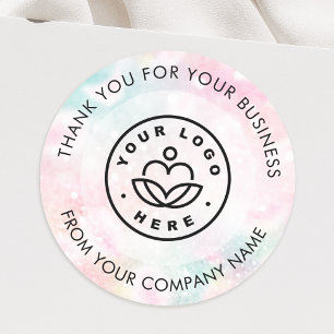 roze glitter Girly Glamoureus Ronde Sticker