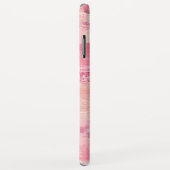 Roze Glitter Girly Shimmer Persoonlijke naam Case-Mate iPhone Case (Achterkant/rechts)