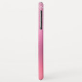 Roze Glitter Girly Sparkle Glitter Monogram Case-Mate iPhone Case (Achterkant/links)