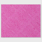 Roze Glitter Glamour Moderne Sjabloon Elegant Cadeaupapier (Vlak)