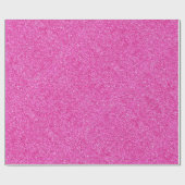 Roze Glitter Glamour Sjabloon Modern Elegant Cadeaupapier (Vlak)