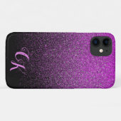 Roze Glitter Glans Aangepaste Telefoonhoes Case-Mate iPhone Case (Achterkant (horizontaal))